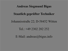 Tablet Screenshot of bigus.info